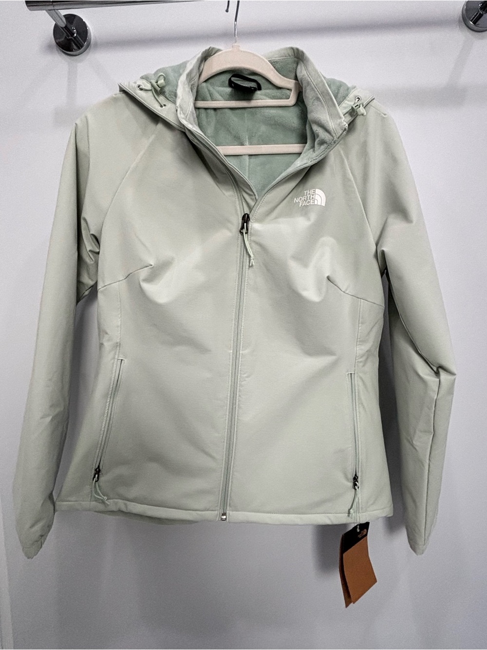 The North Face Women's Hooded Soft-Shell Jacket — Sage Green